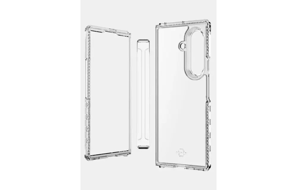 ITSKINS Hybrid Clear Hinge with MagSafe Case for Samsung Galaxy Z Fold 7 - Transparent