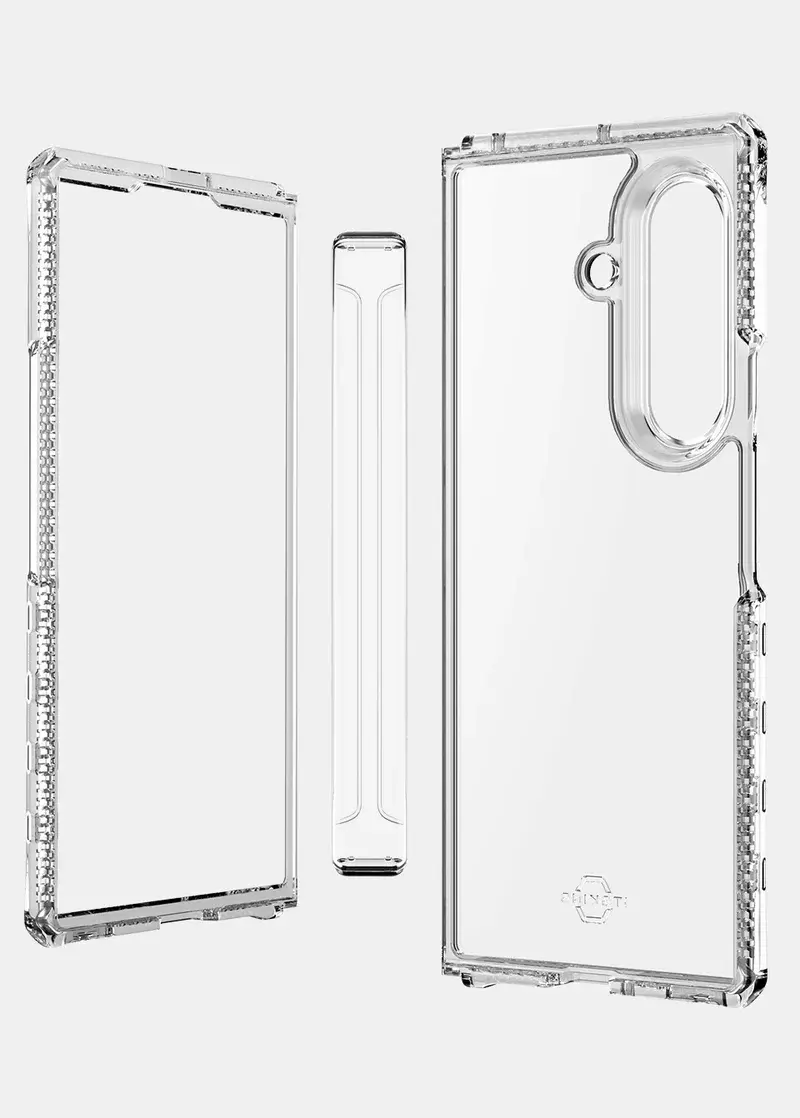 ITSKINS Hybrid Clear Hinge with MagSafe Case for Samsung Galaxy Z Fold 7 - Transparent
