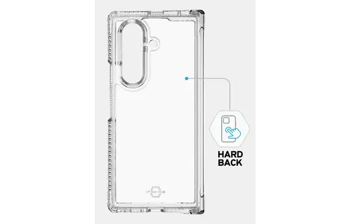 ITSKINS Hybrid Clear Hinge with MagSafe Case for Samsung Galaxy Z Fold 7 - Transparent