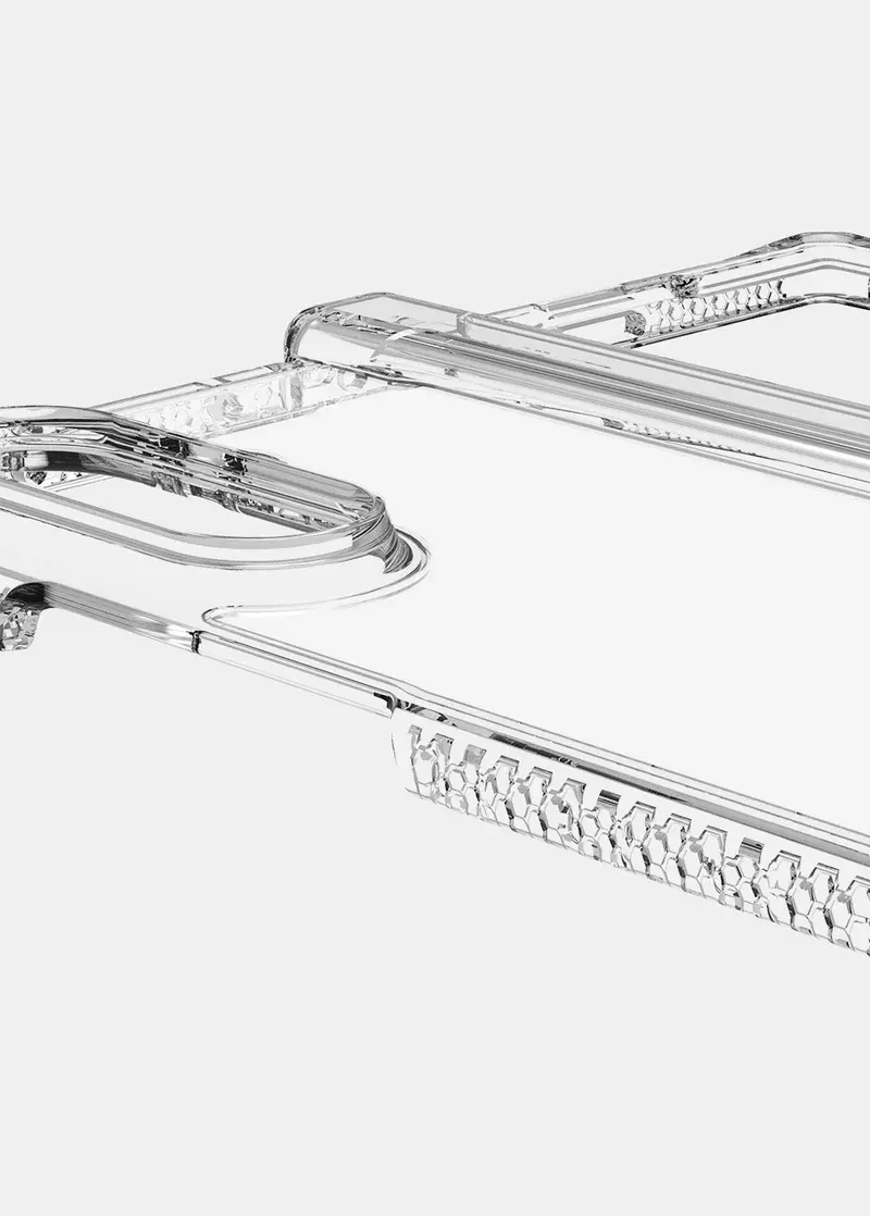 ITSKINS Hybrid Clear Hinge with MagSafe Case for Samsung Galaxy Z Fold 7 - Transparent