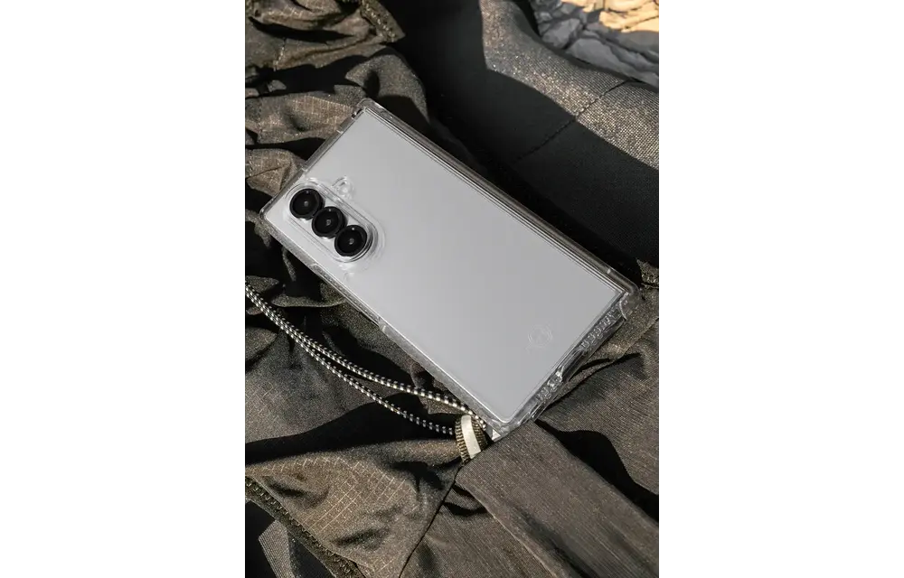 ITSKINS Hybrid Clear Hinge with MagSafe Case for Samsung Galaxy Z Fold 7 - Transparent