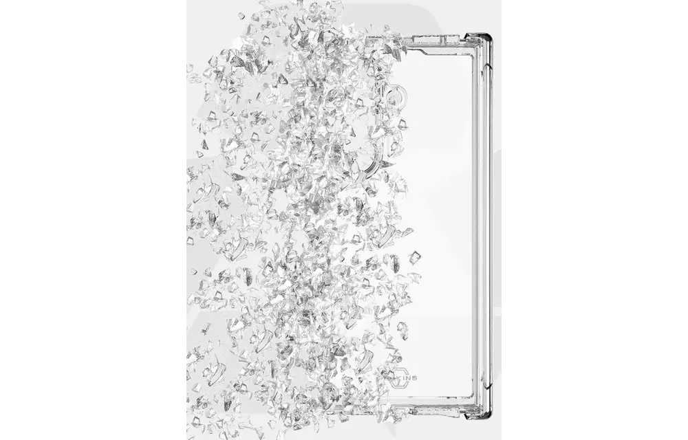 ITSKINS Hybrid Clear Hinge with MagSafe Case for Samsung Galaxy Z Fold 7 - Transparent