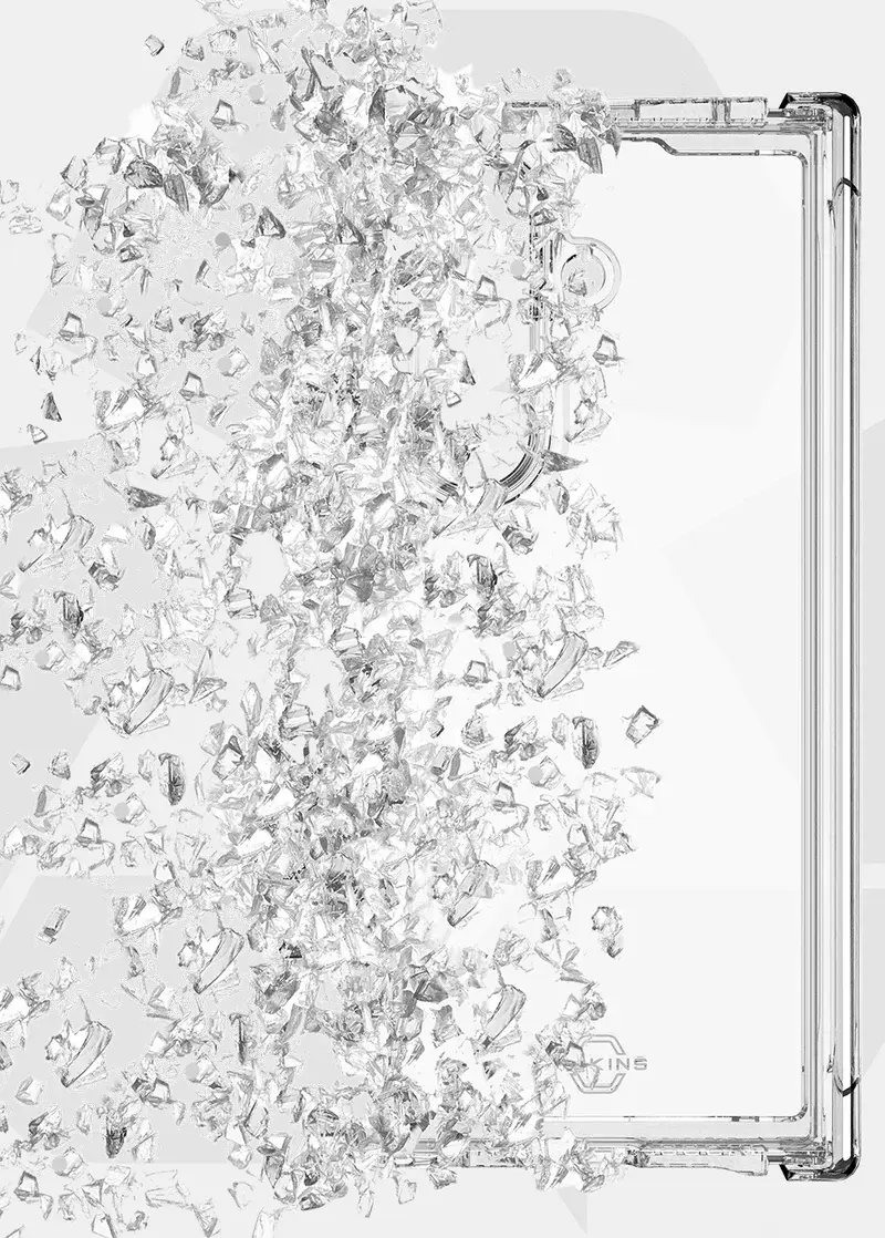 ITSKINS Hybrid Clear Hinge with MagSafe Case for Samsung Galaxy Z Fold 7 - Transparent