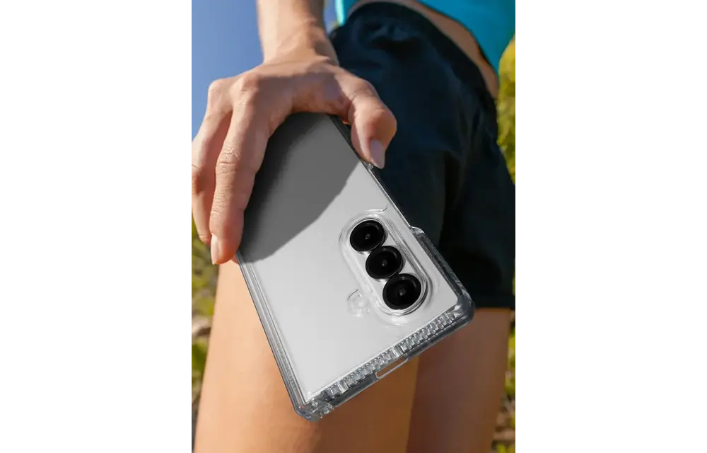 ITSKINS Hybrid Clear Hinge with MagSafe Case for Samsung Galaxy Z Fold 7 - Transparent