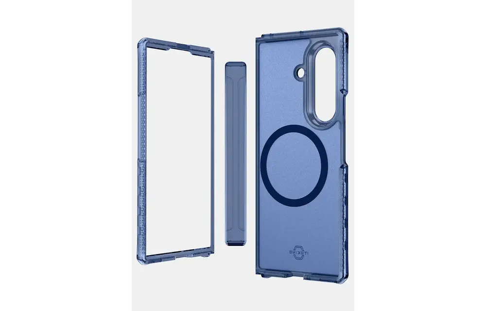 ITSKINS Hybrid Vapor Hinge with MagSafe Case for Samsung Galaxy Z Fold 7 - Navy Blue