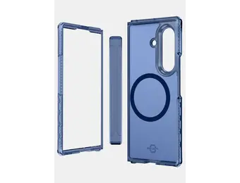 ITSKINS Hybrid Vapor Hinge with MagSafe Case for Samsung Galaxy Z Fold 7 - Navy Blue