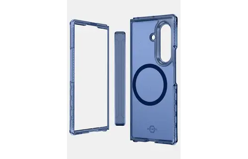 ITSKINS Hybrid Vapor Hinge with MagSafe Case for Samsung Galaxy Z Fold 7 - Navy Blue