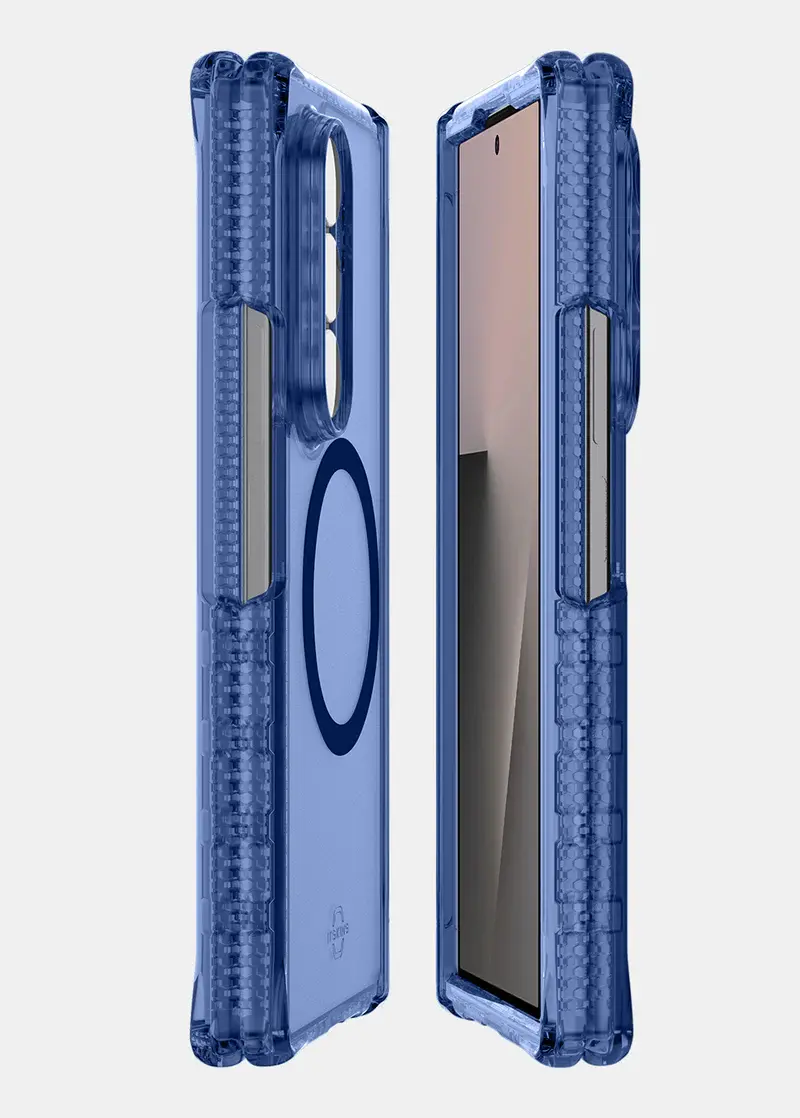 ITSKINS Hybrid Vapor Hinge with MagSafe Case for Samsung Galaxy Z Fold 7 - Navy Blue