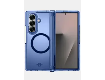 ITSKINS Hybrid Vapor Hinge with MagSafe Case for Samsung Galaxy Z Fold 7 - Navy Blue