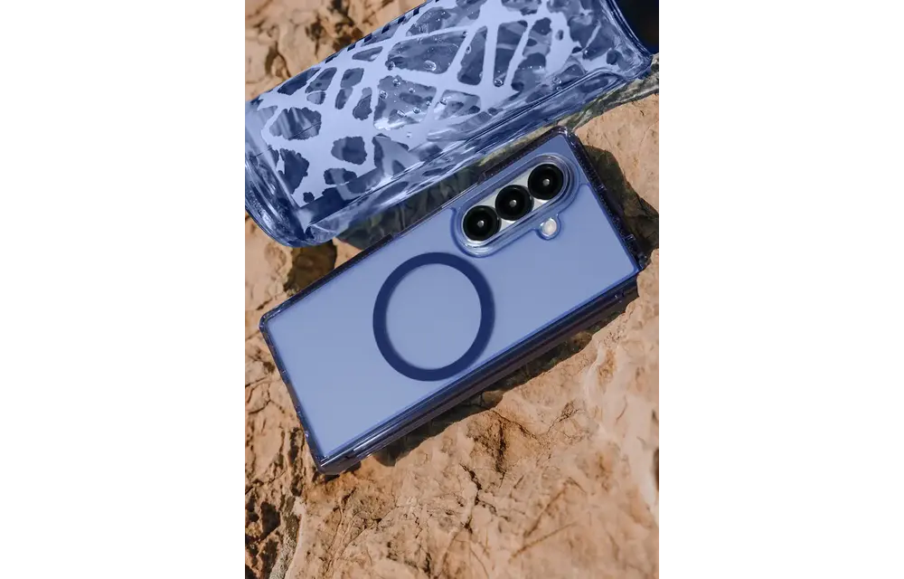 ITSKINS Hybrid Vapor Hinge with MagSafe Case for Samsung Galaxy Z Fold 7 - Navy Blue