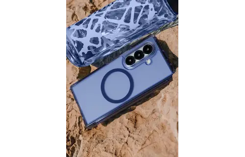 ITSKINS Hybrid Vapor Hinge with MagSafe Case for Samsung Galaxy Z Fold 7 - Navy Blue