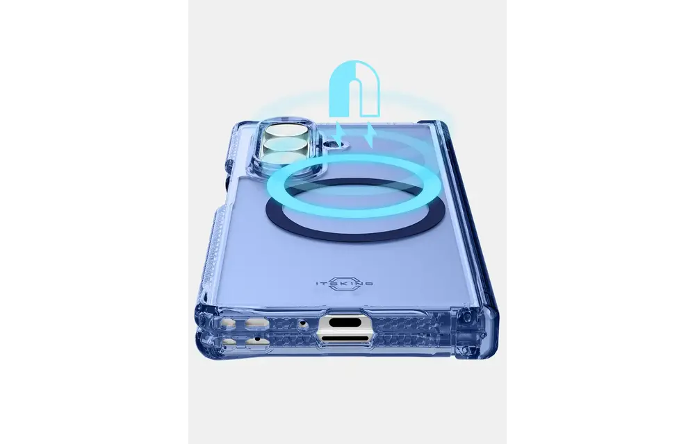 ITSKINS Hybrid Vapor Hinge with MagSafe Case for Samsung Galaxy Z Fold 7 - Navy Blue