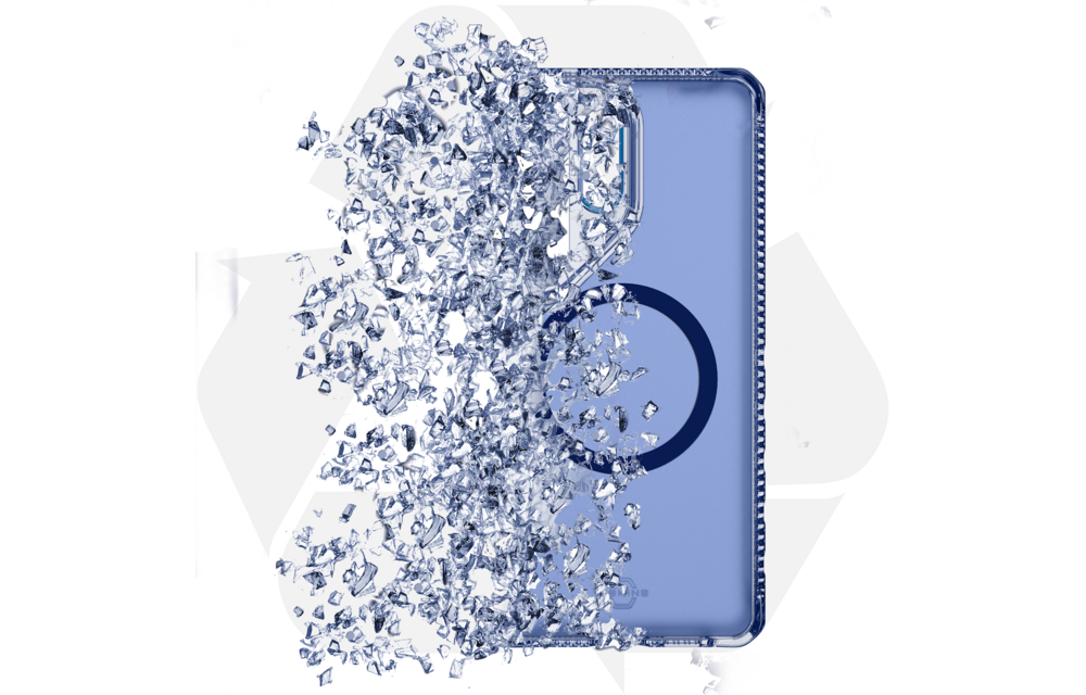 Itskins Hybrid R Vapor with Magsafe Case for Samsung Galaxy S26 Ultra - Navy Blue