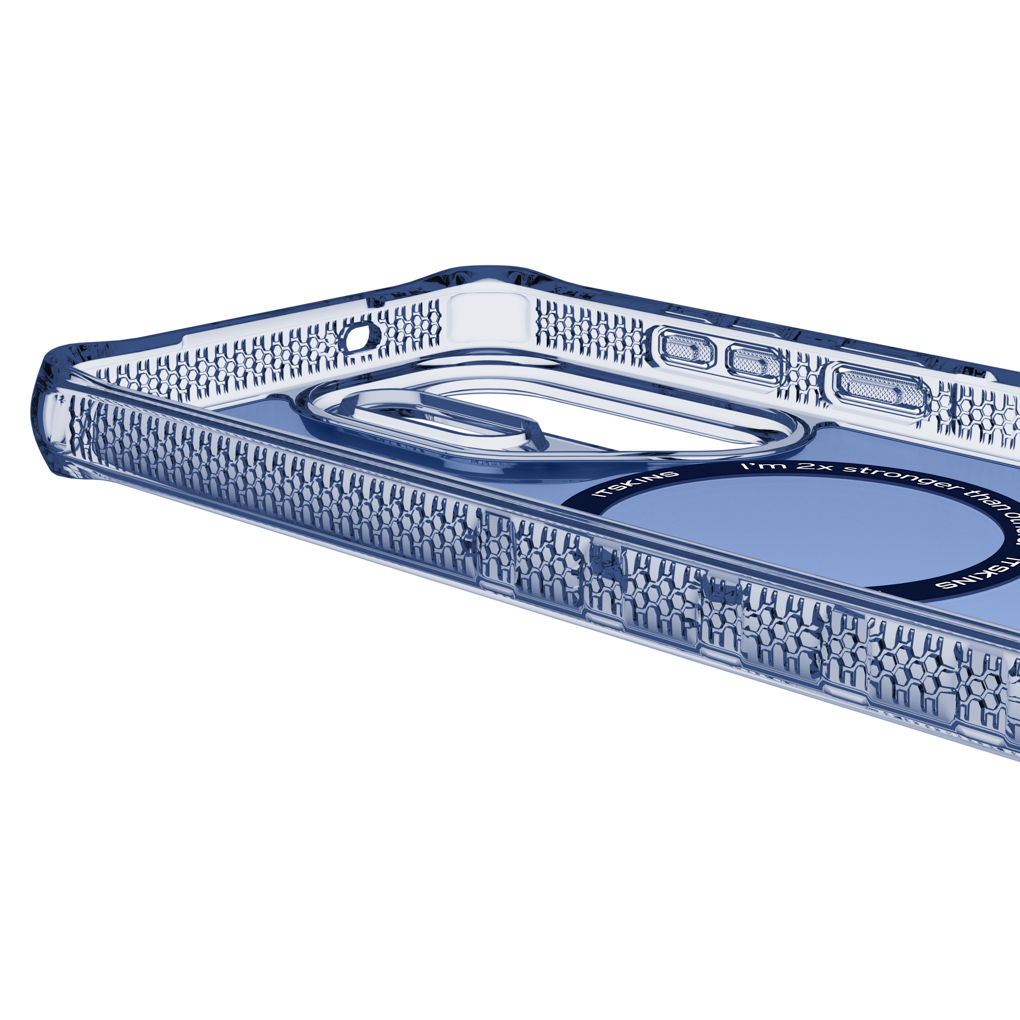 Itskins Hybrid R Vapor with Magsafe Case for Samsung Galaxy S26 Ultra - Navy Blue