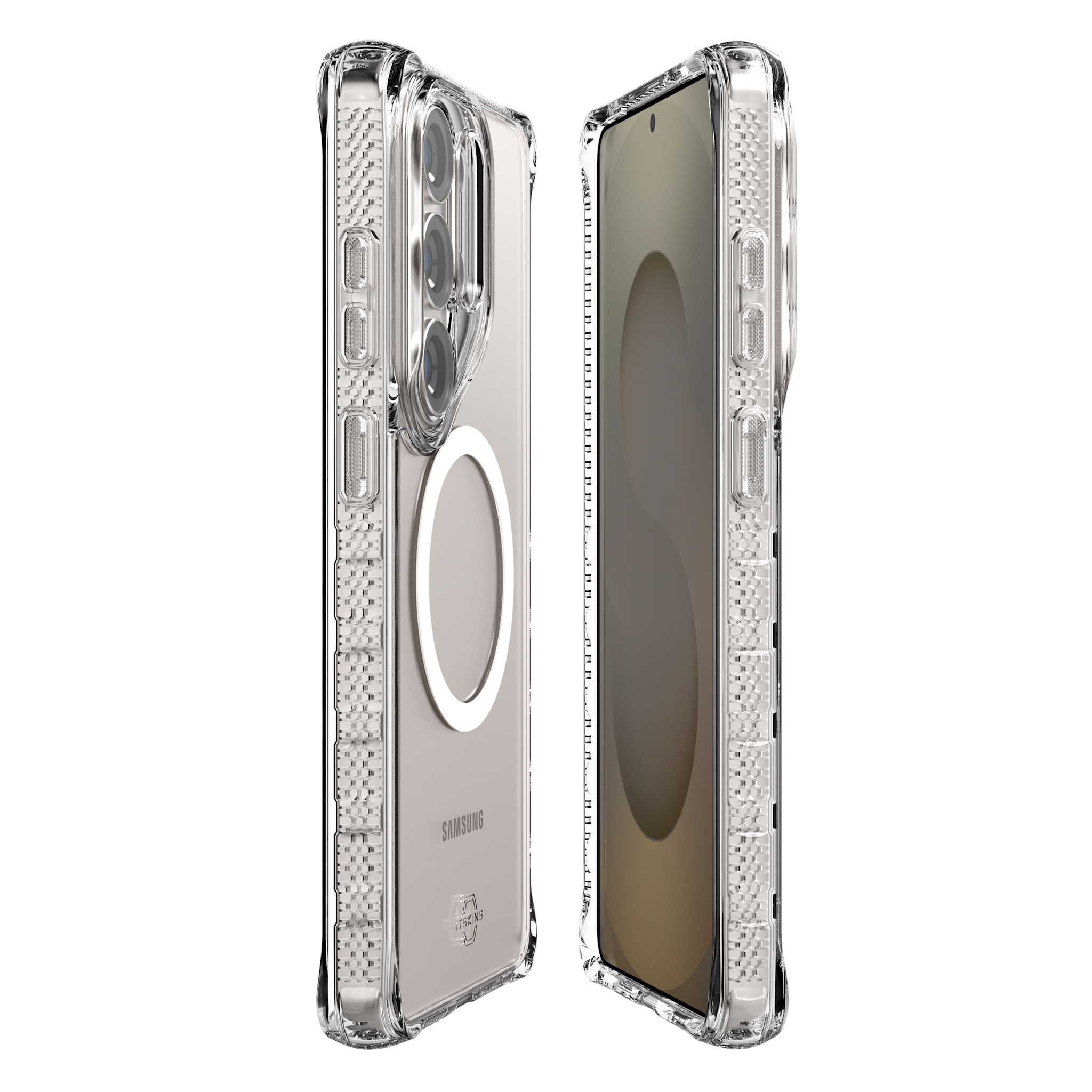 Itskins Hybrid R Clear with Magsafe Case for Samsung Galaxy S26 Ultra - Transparent