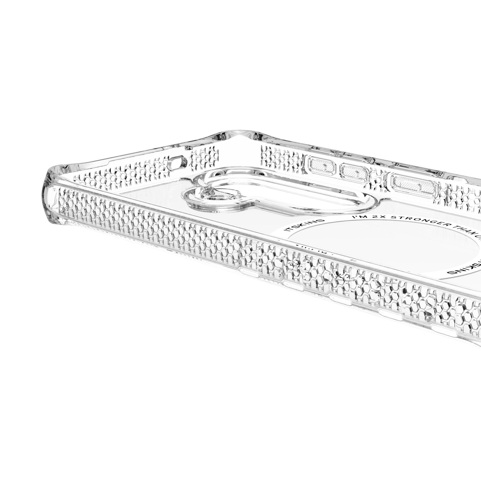 Itskins Hybrid R Clear with Magsafe Case for Samsung Galaxy S26 - Transparent
