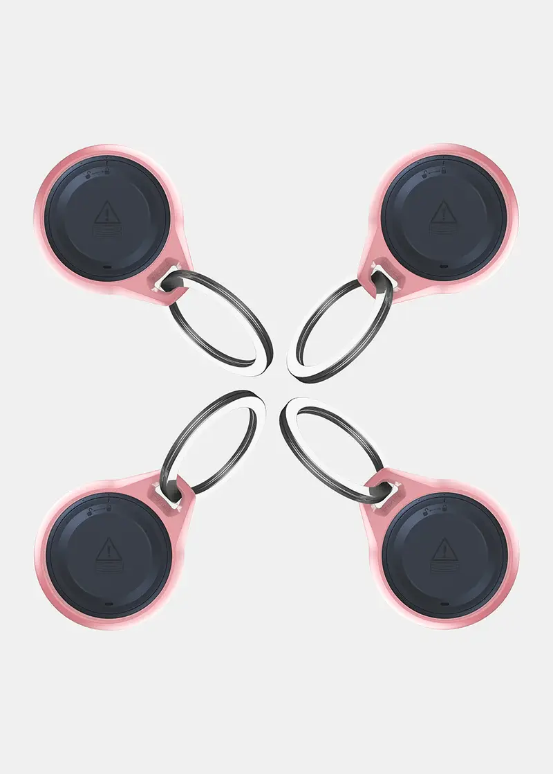 ITSKINS Air Cover Solid with key ring for Airtag - Light Pink