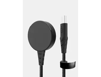 Itskins Hybrid POD Magnetic Cable for Smart Watch USB-C 2m - Black