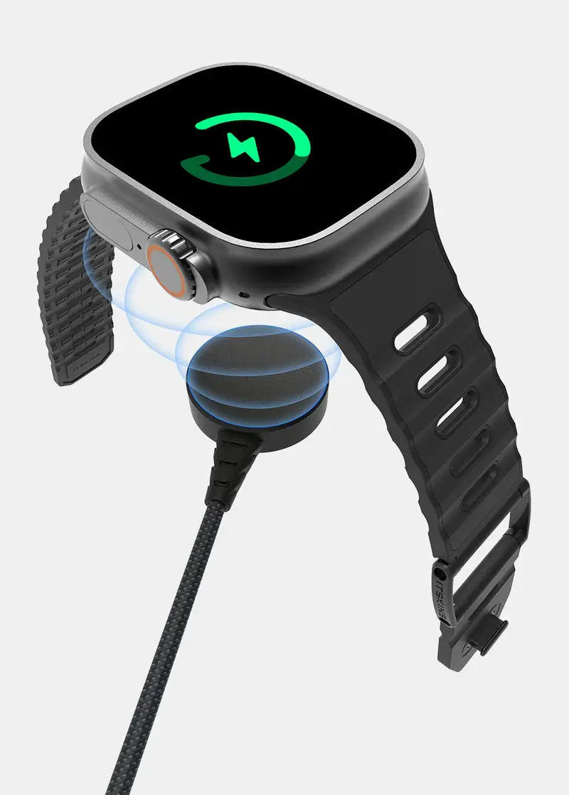 Itskins Hybrid POD Magnetic Cable for Smart Watch USB-C 2m - Black