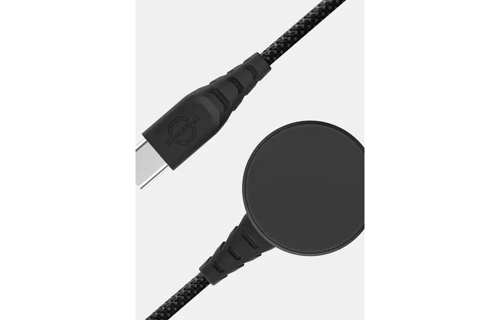 ITSKINS Hybrid POD Magnetic Apple Watch Charger USB-C Cable 2m - Black