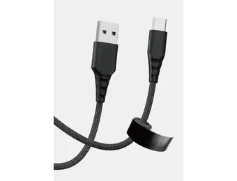 Itskins Hybrid 60W Cable USB-A to USB-C 2m - Black