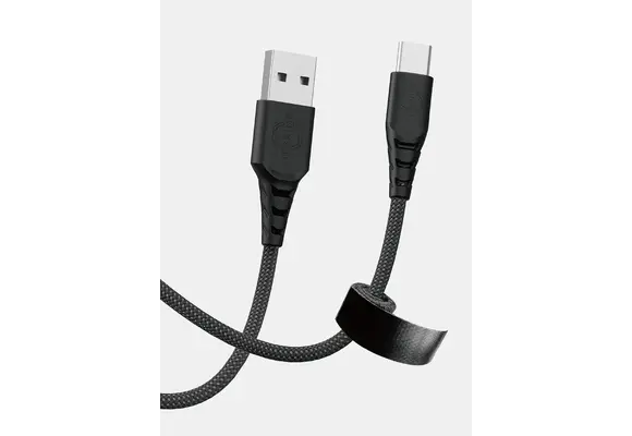 Itskins Hybrid 60W Cable USB-A to USB-C 2m  - Black