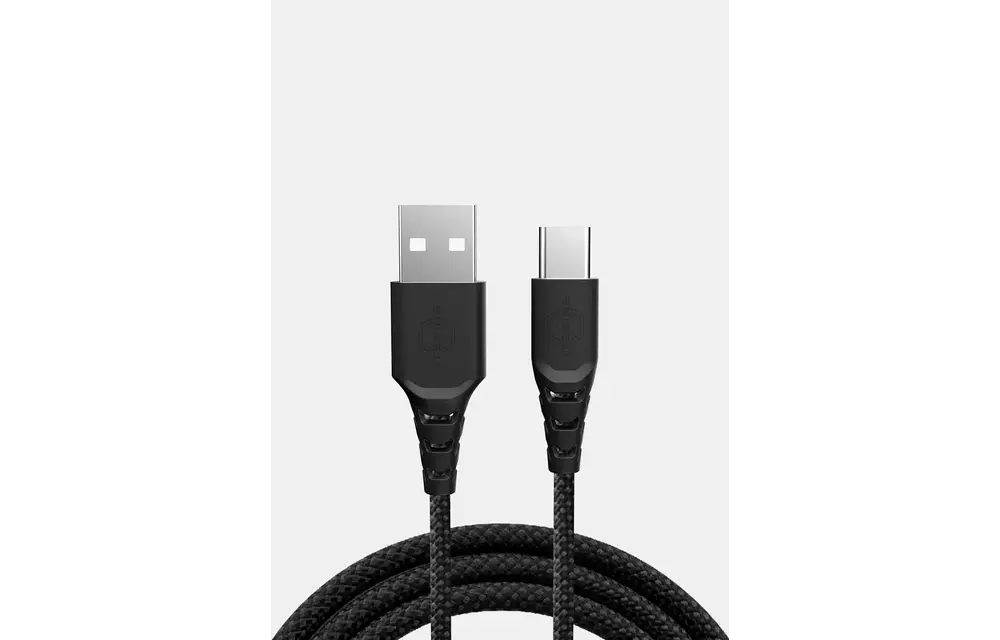 Itskins Hybrid 60W Cable USB-A to USB-C 2m - Black