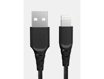 Itskins Hybrid 12W Cable USB-A to Lightning 2m - Black