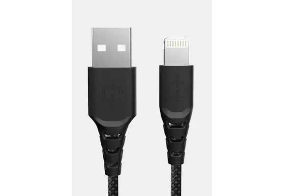 Itskins Hybrid 12W Cable USB-A to Lightning 2m  - Black