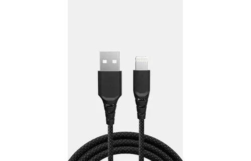 Itskins Hybrid 12W Cable USB-A to Lightning 2m - Black