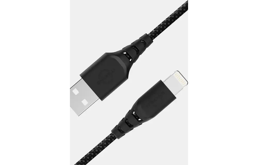 Itskins Hybrid 12W Cable USB-A to Lightning 2m - Black