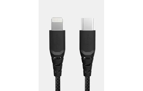 Itskins Hybrid 27W Cable USB-C to Lightning 2m - Black