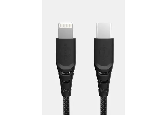 Itskins Hybrid 27W Cable USB-C to Lightning 2m  - Black