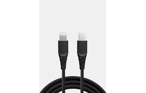 Itskins Hybrid 27W Cable USB-C to Lightning 2m - Black