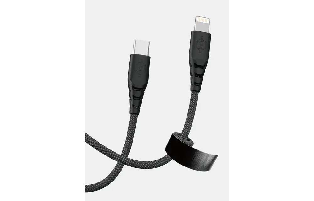 Itskins Hybrid 27W Cable USB-C to Lightning 2m - Black