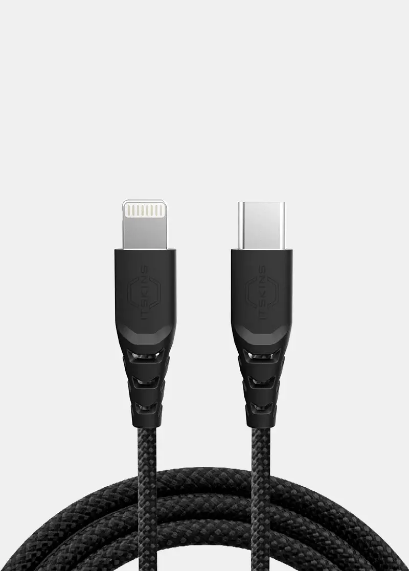 ITSKINS Hybrid 27W Cable USB-C to Lightning 2m - Black