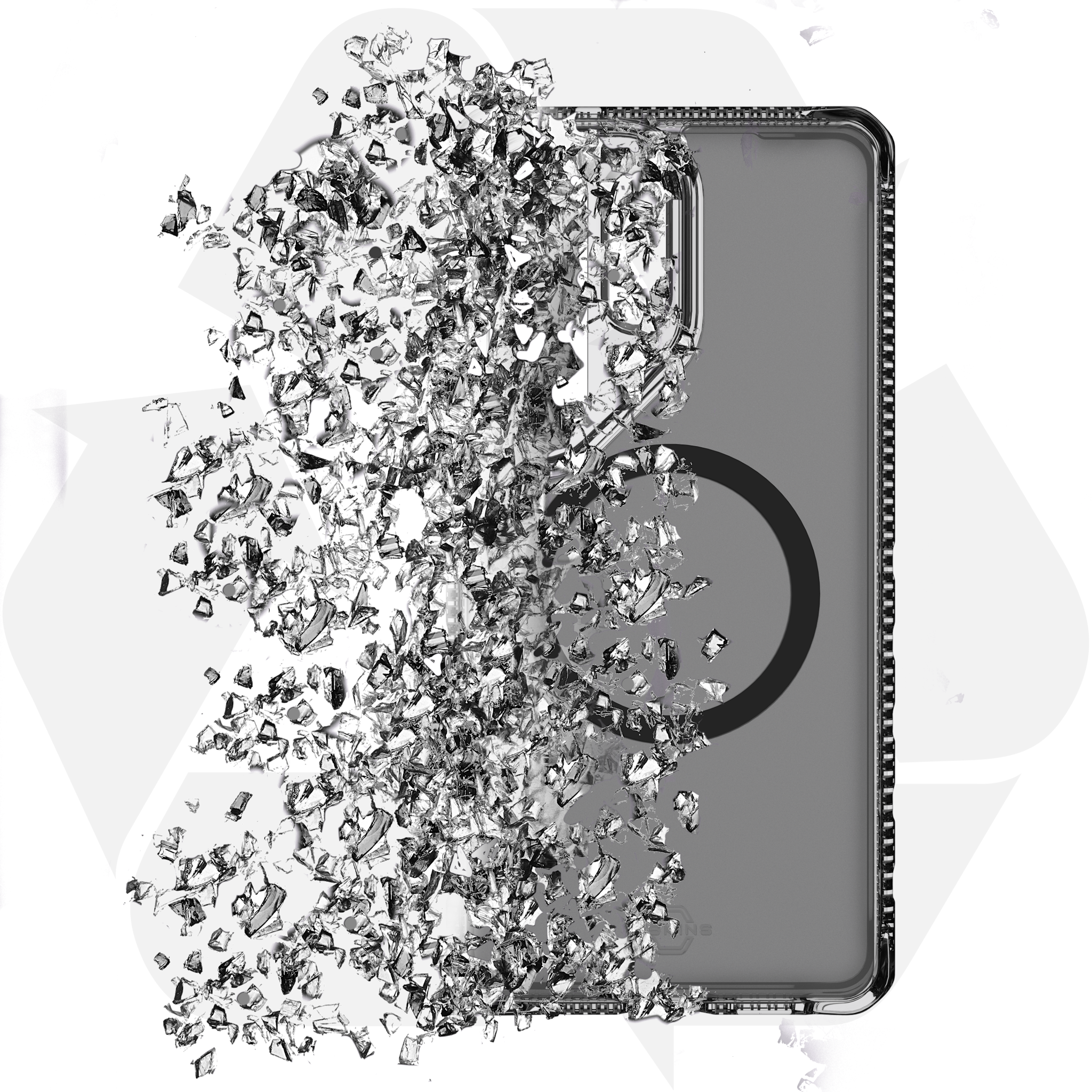 Itskins Hybrid R Vapor with Magsafe Case for Samsung Galaxy S26 Ultra - Smoke