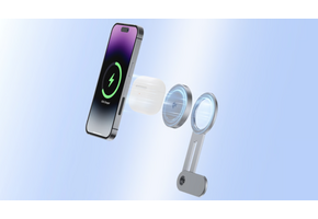 ChargeUltra Titan Alloy Qi2 Magnetic MagSafe Wireless Charger Combo 3M Ultra Adhesive Bracket