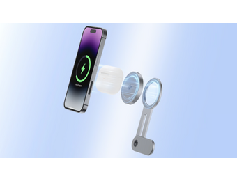 ChargeUltra Titan Alloy Qi2 Magnetic MagSafe Wireless Charger Combo 3M Ultra Adhesive Bracket