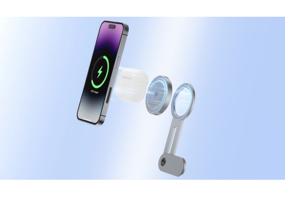 ChargeUltra Titan Alloy Qi2 Magnetic MagSafe Wireless Charger Combo 3M Ultra Adhesive Bracket