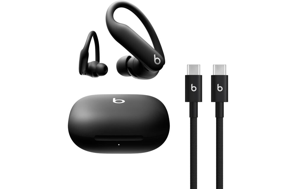 Beats Powerbeats Pro 2 Earbuds  Noise Cancelling Jet Black