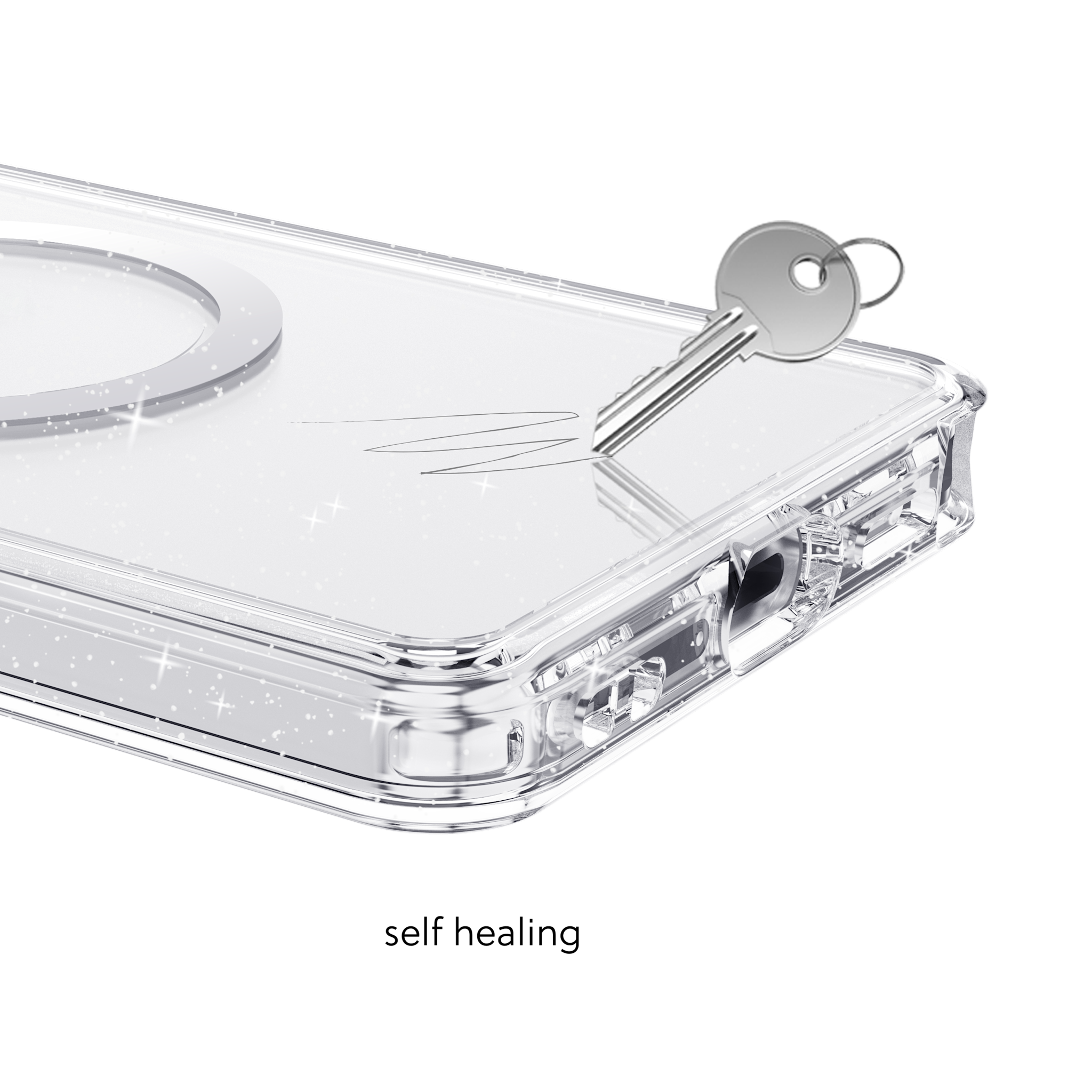 Avana Starlight With Magsafe Case for Samsung Galaxy S26 Ultra - Starlight Silver