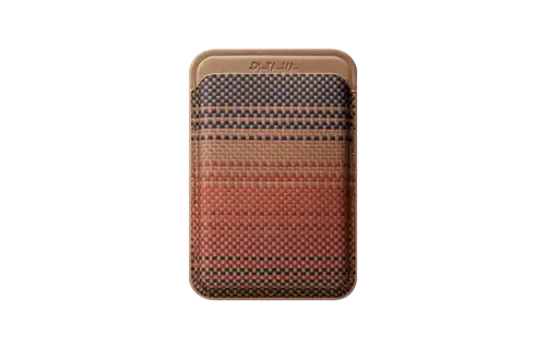 PITAKA MagSafe Woven Wallet - Sunset
