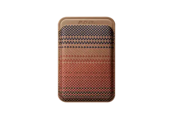 PITAKA MagSafe Woven Wallet - Sunset