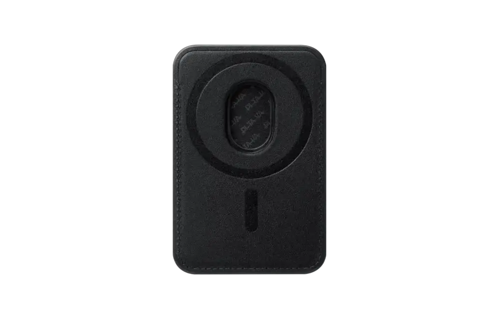 PITAKA MagSafe Woven Wallet - Black/Grey