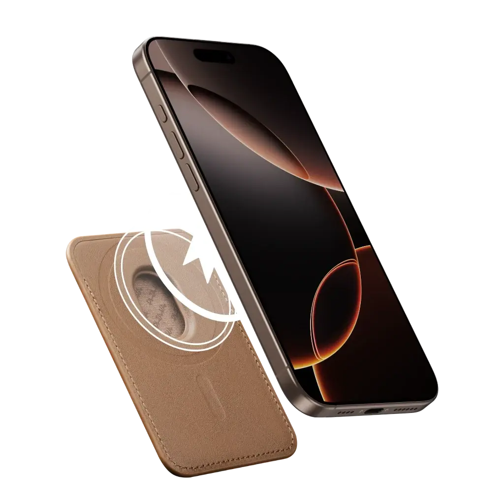 PITAKA MagSafe Woven Wallet - Black/Grey