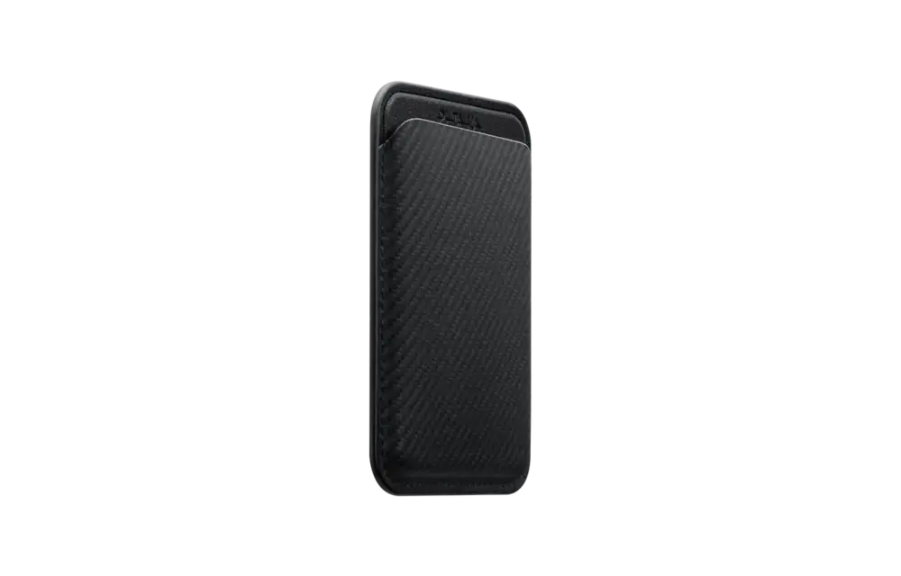 PITAKA MagSafe Woven Wallet - Black/Grey