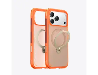 TORRAS Ostand Spin Air Series Case for Apple iPhone 17 Pro - Horizon Orange