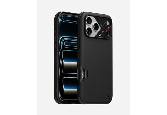 AULUMU A17 Slim Shockproof Camera Control MagSafe Case for iPhone 17 Pro - Black