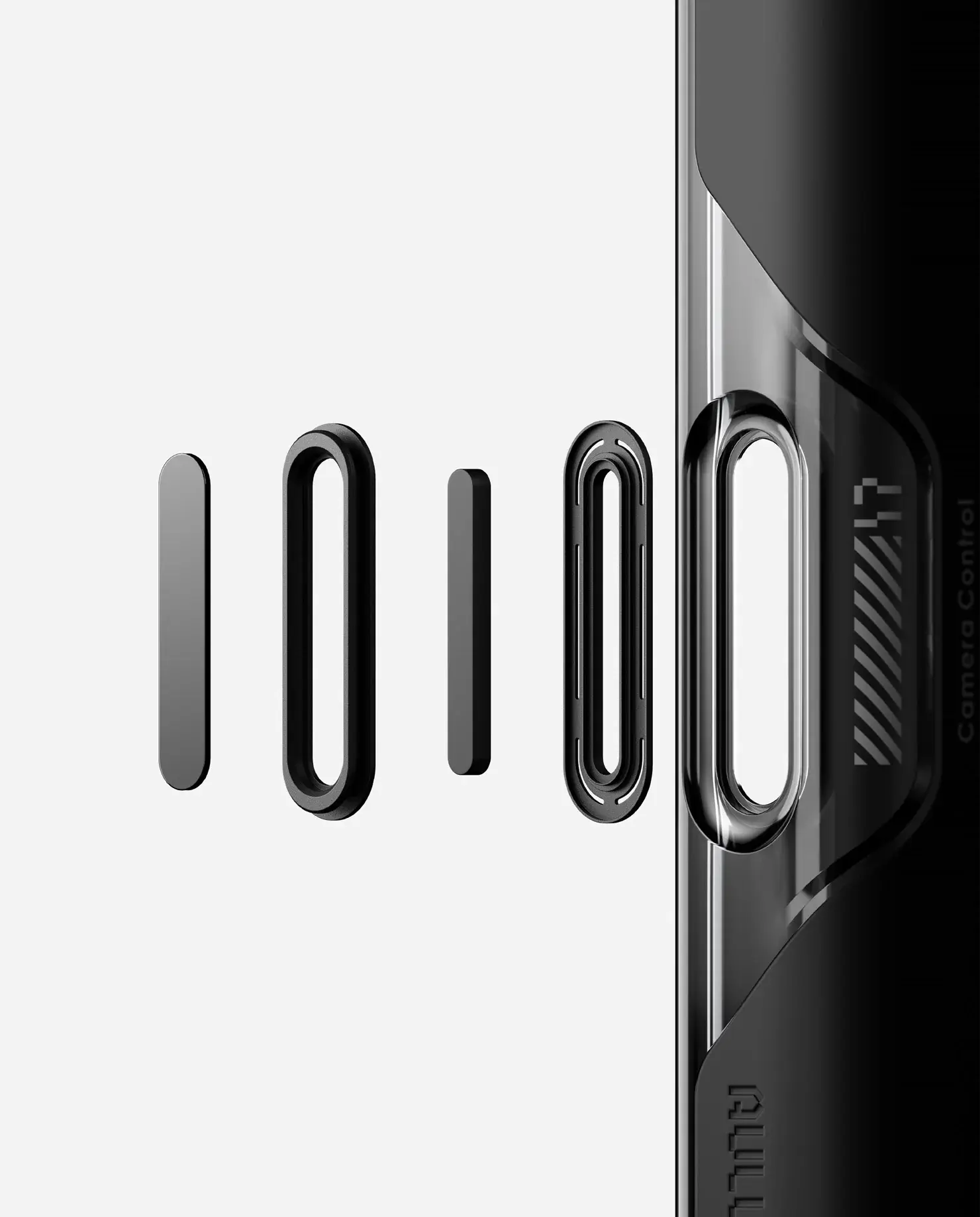 AULUMU A17 Slim Shockproof Case for iPhone 17 Pro - Black